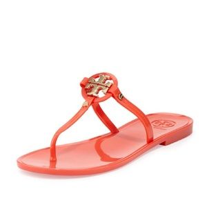 Tory Burch coral sandals